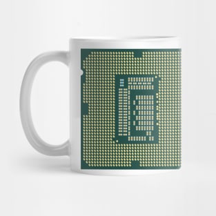 Intel Core CPU Processor Bottom Mug